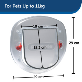 PetSafe Staywell 270 Macskaajtó - Kutyaajtó - Átlátszó