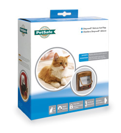 PetSafe Staywell 420 Mágneskulcsos Macskaajtó-Barna