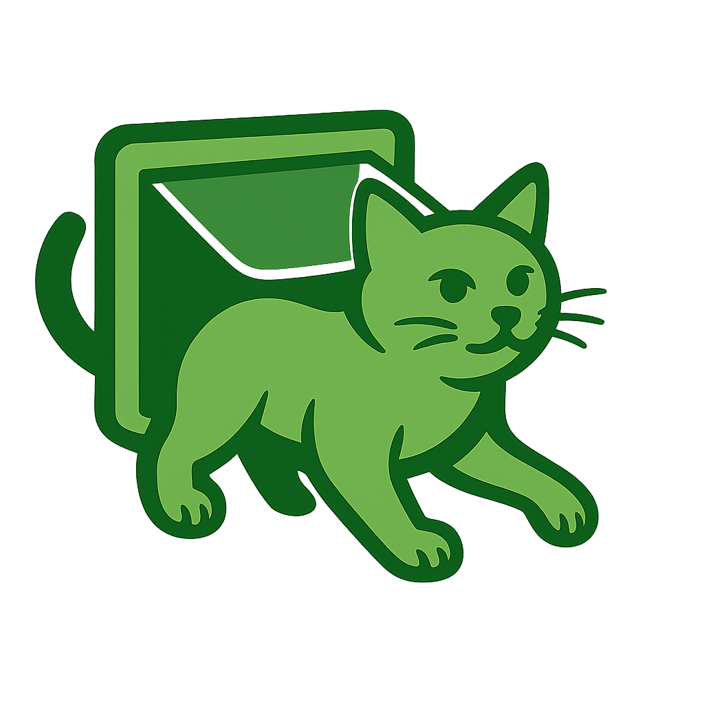 Macskaajtó webáruház logo